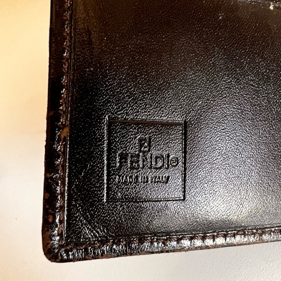 Authentic Fendi Zucca Canvas Leather Bifold Wallet - Picture 9 of 9